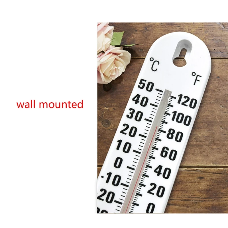 Wall Hanging Thermometer Temperature -50-50℃/-60-120° Ffor Indoor Outdoor Home Garden Office Decoration