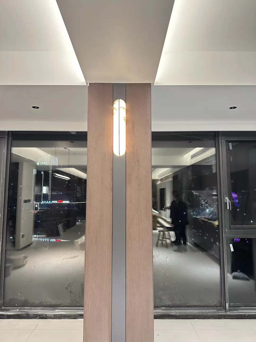 Minimalist Spanish Natural Snowflake Marble LED Wall Lamp Modern Minimalist Light Luxury Living Room Corridor Bedroom Lighting