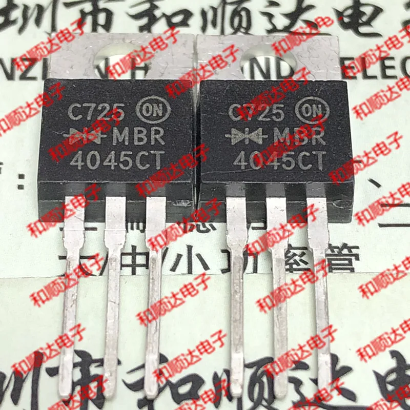 10pcs/lot MBR4045CT New Spot TO-220 40V 45A