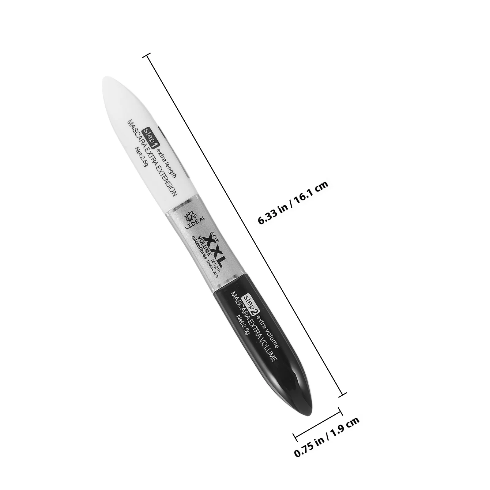 1 pz mascara in fibra di seta impermeabile doppia estremità arricciatura ispessimento estensione ciglia crema per trucco occhi a lunga durata per le donne