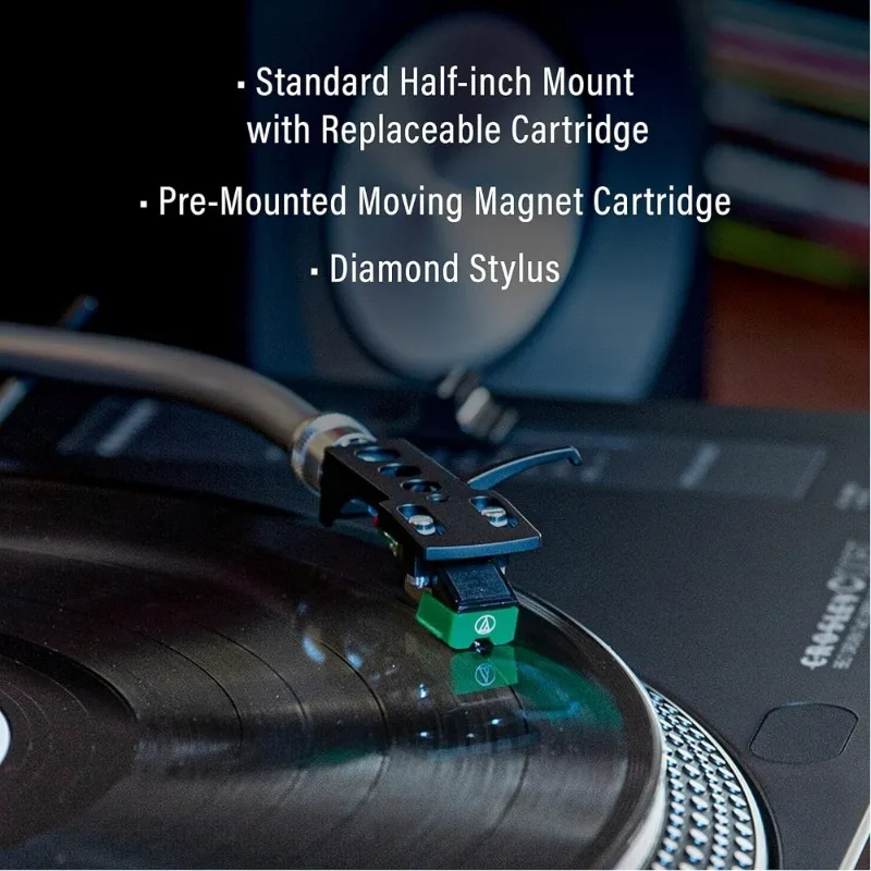 Belt Drive Bluetooth Turntable Vinyl Record Player with Adjustable Counterbalance
