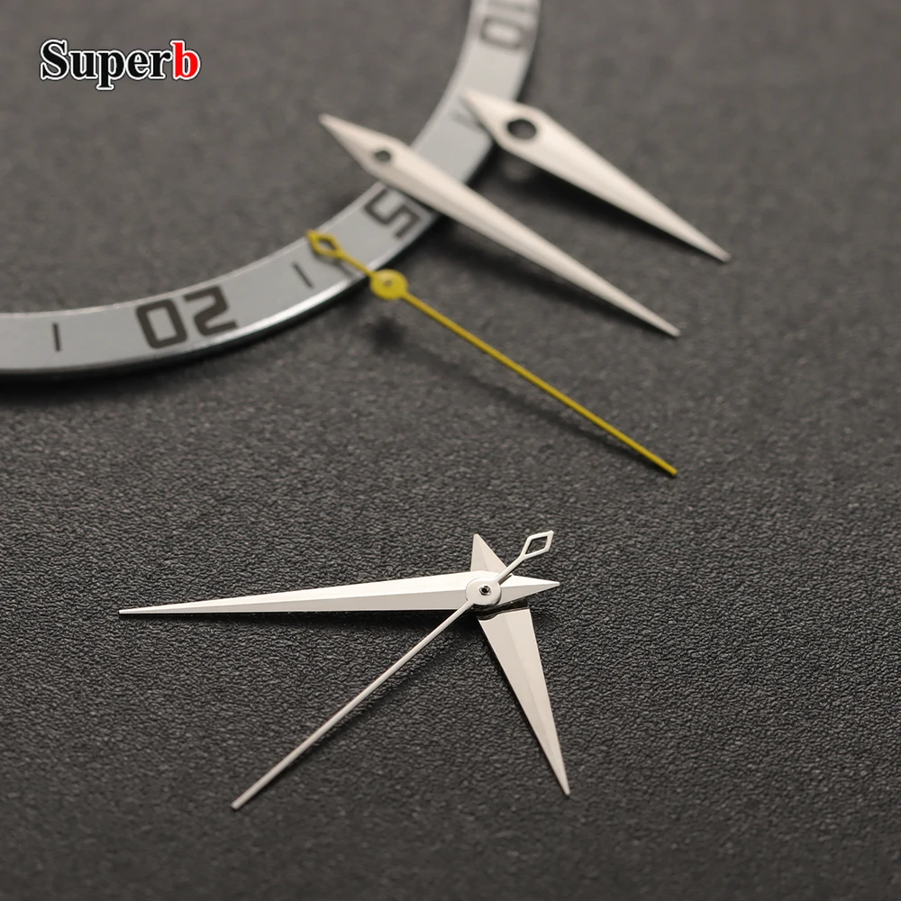 Polished Hands Aiguille Presage Cocktail Style for NH34 NH35 NH36 NH37 Watch Hand with Box Needles Pointer Watches Accessories