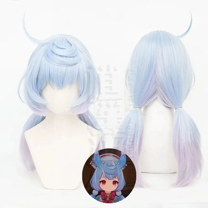 

Парик Sigewinne Cos, 40-45 см, градиентные короткие волосы, термостойкие синтетические волосы, вечерние парики для Хэллоуина, аниме, косплей + шапочка для парика