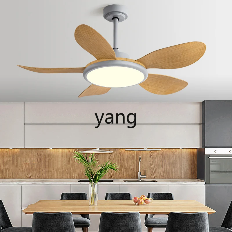 LMM Ceiling Fan Dining Room/Living Room Fan Lamp Large Wind Household Frequency Conversion Bedroom Fan Integrated