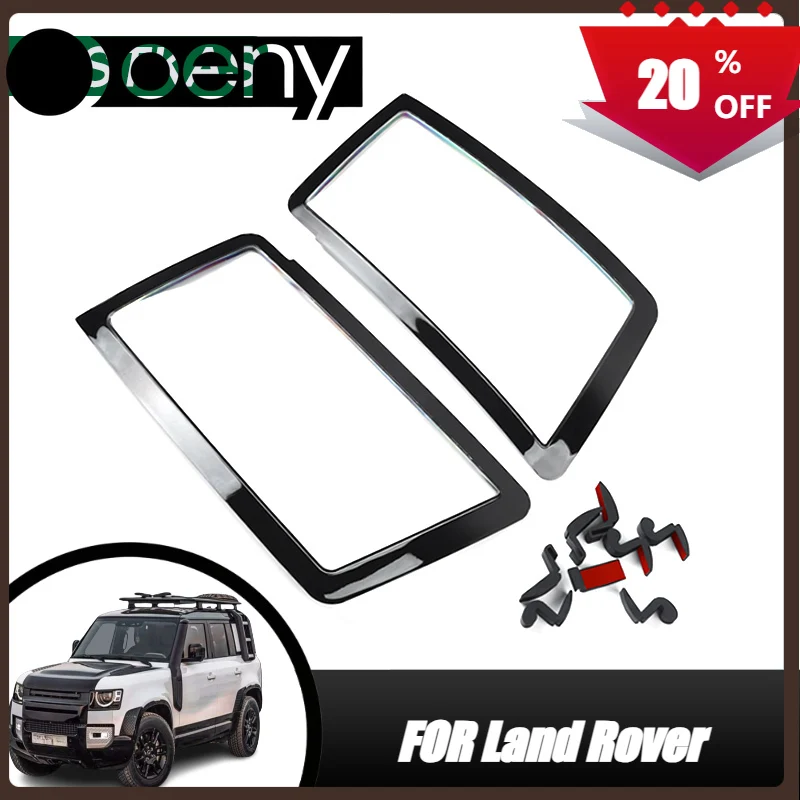 for Land Rover Defender 90 110 2020-2025 headlight protect cover acrylic shell Buckle installation