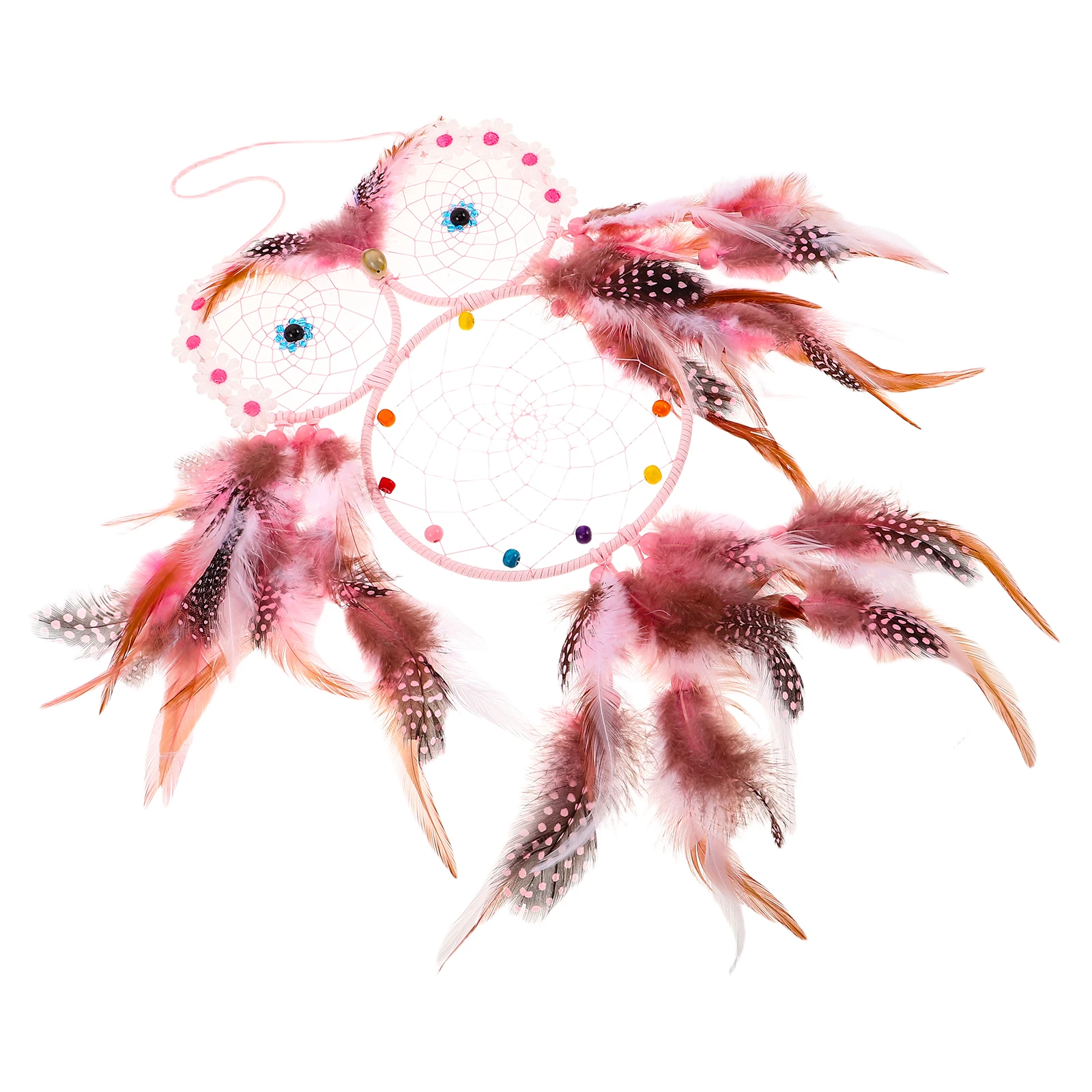 

Owl Dream Catcher Boho Wall Hanging Handmade Ornament Catchers Courtyard Dreamcatcher Accessories Toddler