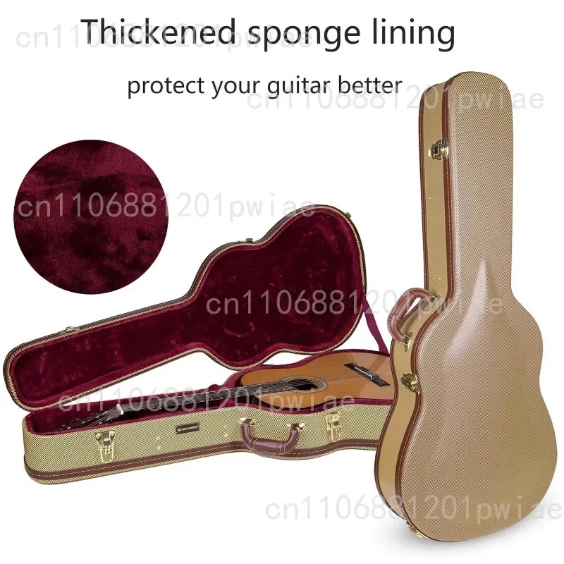 4-Inch Guitar Case Universal Guitar Box 40/41Inch Instrument Carrng Case