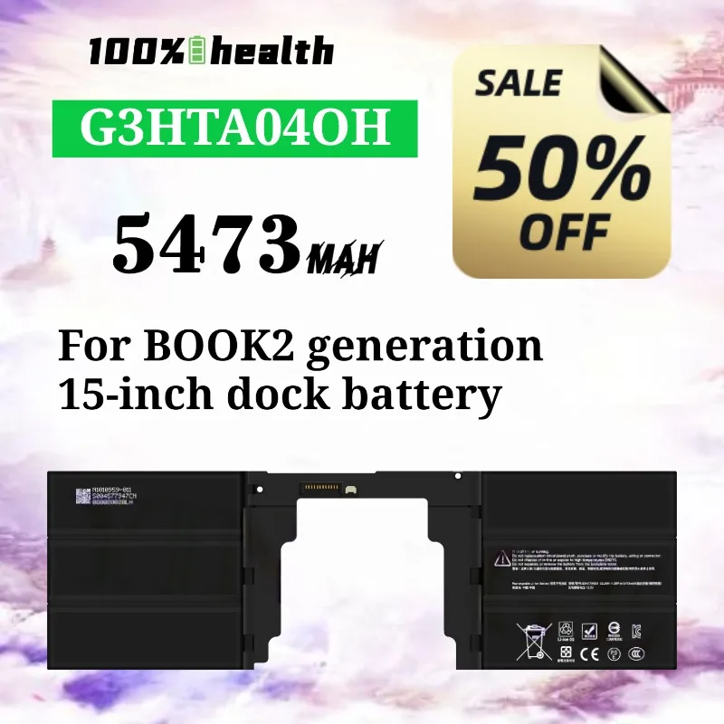

G3HTA040H 5473mAh Laptop Battery for BOOK2 Generation 15-inch Dock Lithium Rechargeable Battery