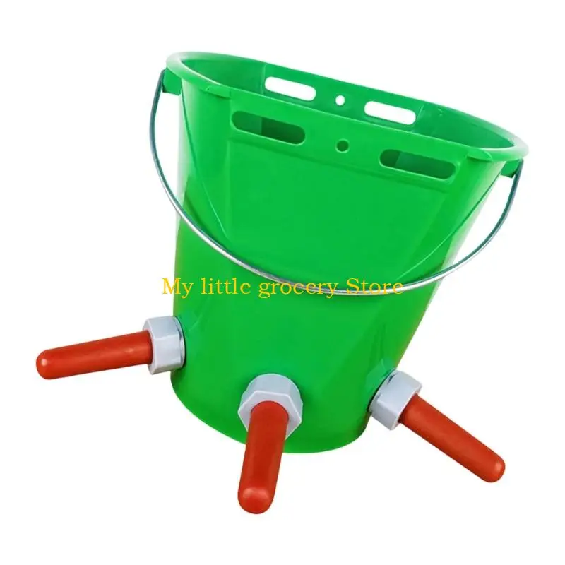 

D5BD нетоксичное ведро для кормления крупного рогатого скота с эргономичной ручкой, тяжелое пластиковое ведро для молока для для