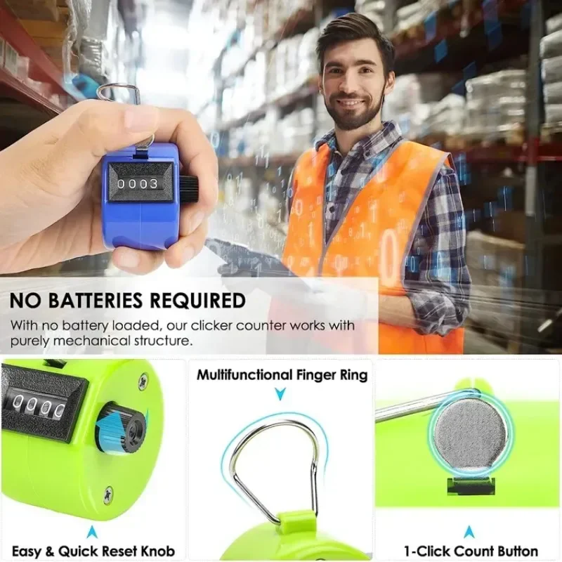 يده 4 أرقام الميكانيكية عداد المسجل دليل الفرس لعد الأحداث جرد الناس الرياضة النتائج