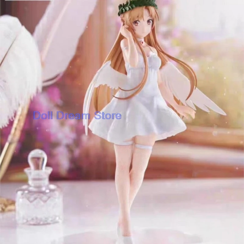 

2026 в наличии, 100% подлинная японская оригинальная аниме Юки Асуна ангел ПВХ фигурка Коллекционная модель игрушки