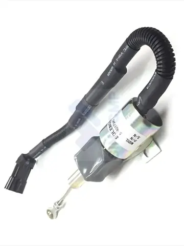 굴삭기 부품용 연료 차단 차단 정지 솔레노이드 밸브, 굴삭기 ES1751E-24 1751ES 504017345 113483 F4BE0684M, 24V