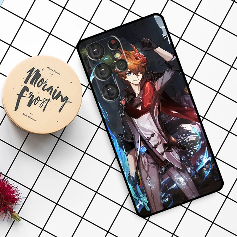 Genshin Impact Tartaglia Case For Samsung Galaxy S24 FE S21 S22 S23 S25 Ultra S9 S10 Plus S20 FE S25 FE Phone Cover