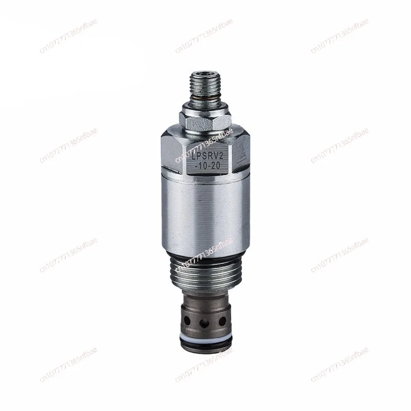 LPSRV2-10-20/40/60 Hydraulic Cartridge Pilot Relief Valve, 2 Way Threaded Pressure Control Valve for Hydraulic System