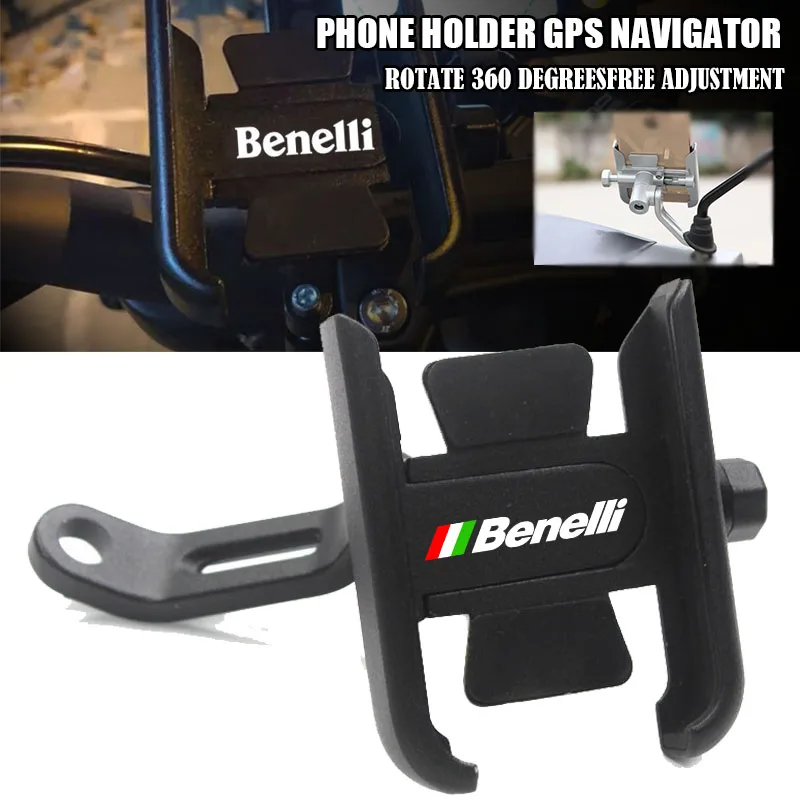 

For Benelli TRK 502 502X TNT 125 300 600 Leoncino 250 500 Accessories Motorcycle Handlebar Mobile Phone Holder GPS Stand Bracket