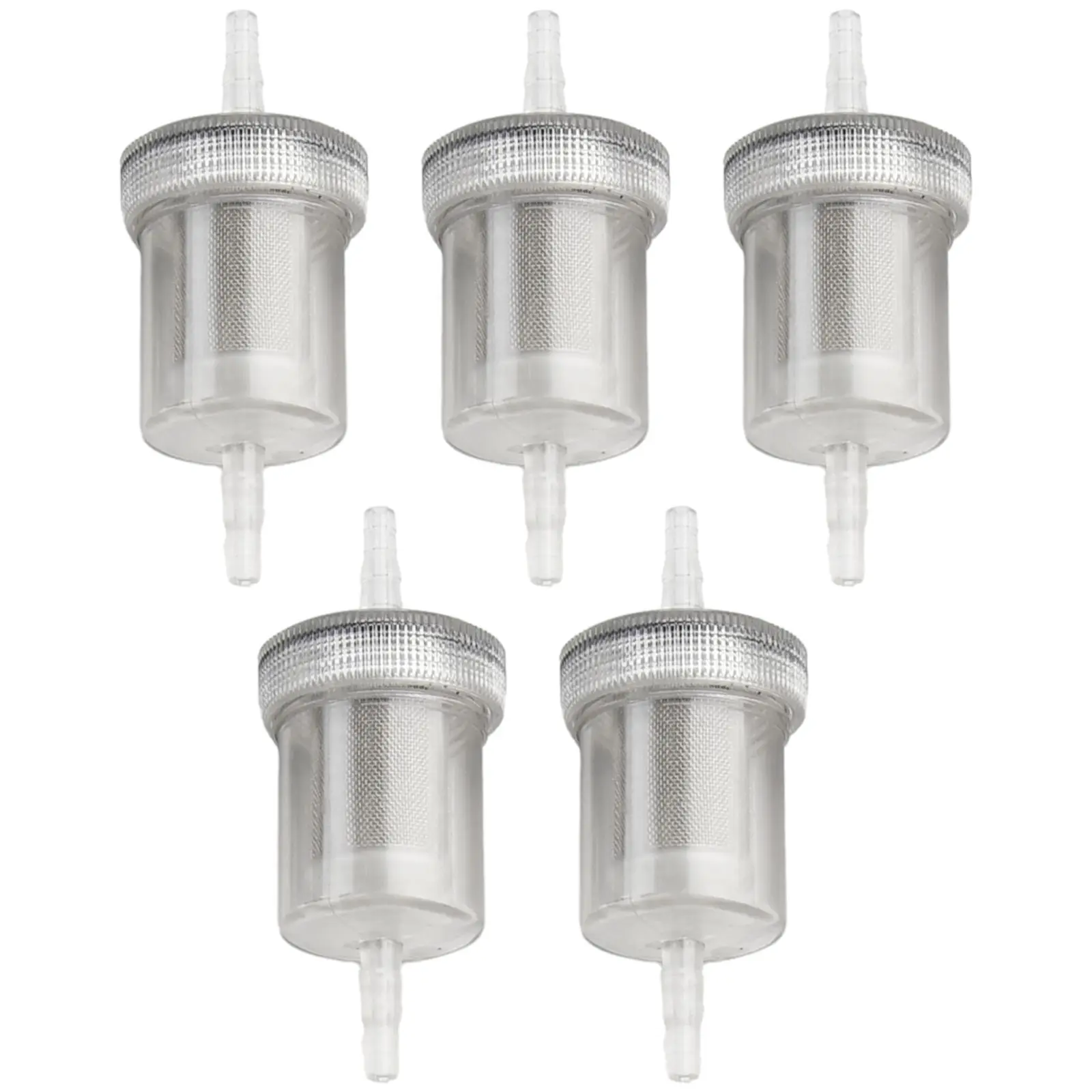 

5pcs Diesel Fuel Filter 77mm Length For Eberspacher For Webasto Heater 4mm ID Fuel Hose Transparent Plastic Diesel Fuel Filter