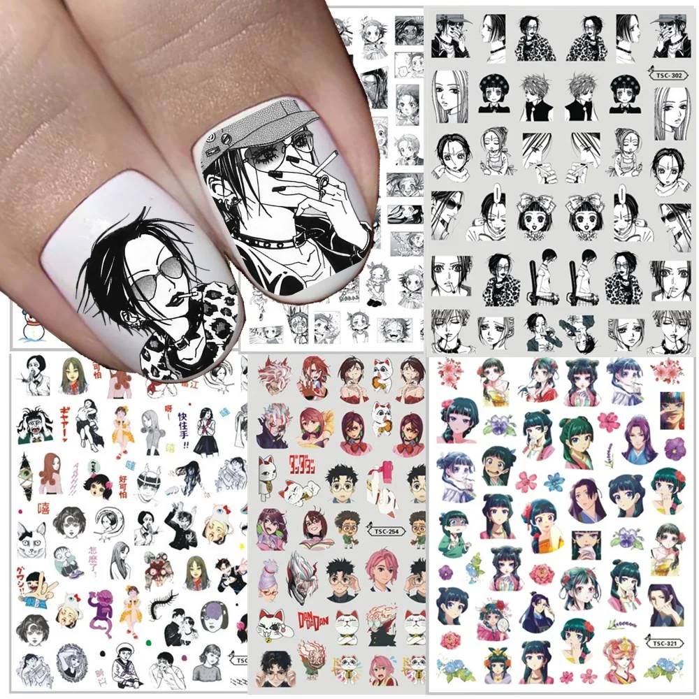 

Oosaki Nana Dandadan jojo 3D наклейки для дизайна ногтей Komatsu Nana наклейки для дизайна ногтей TSC-302