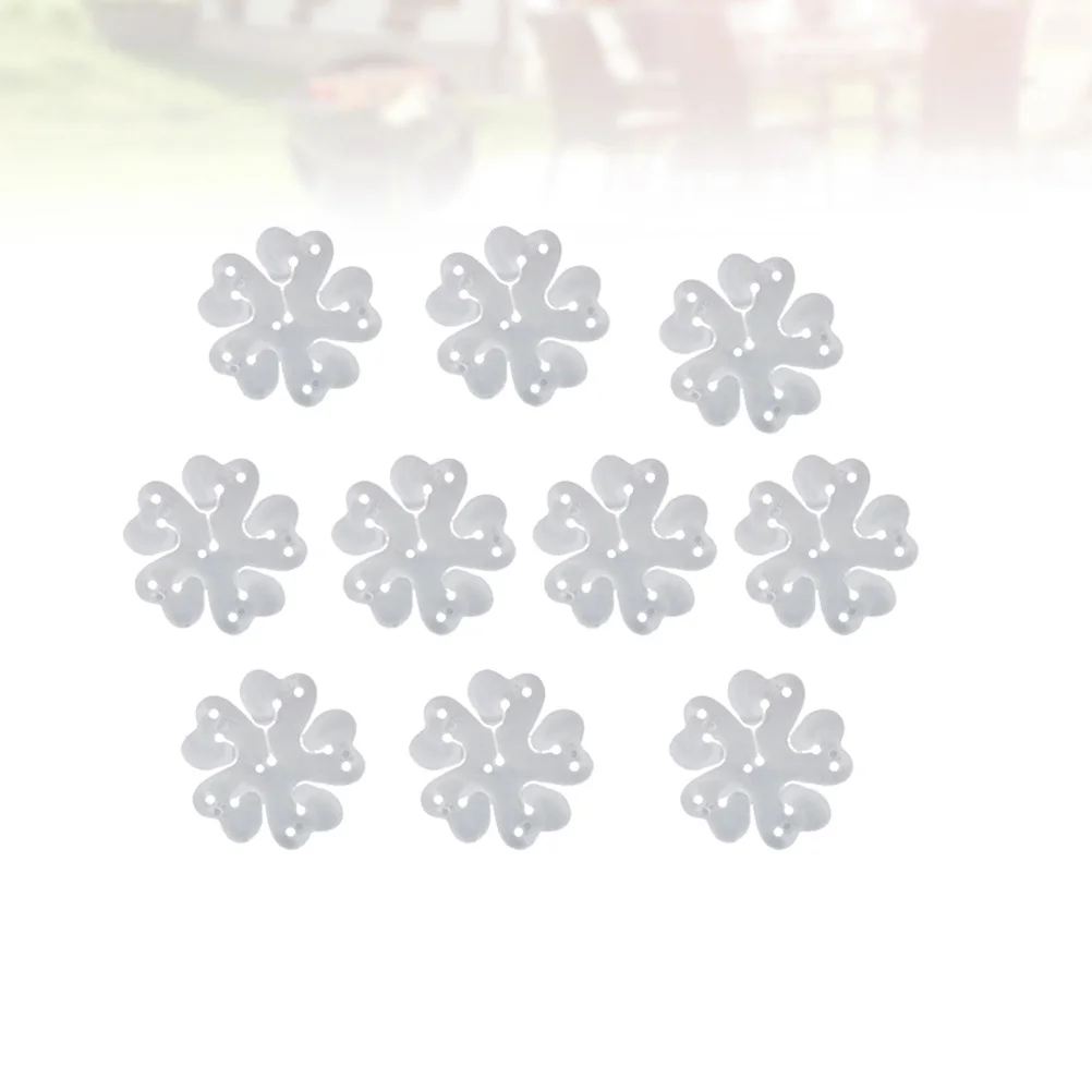 

50 Pcs Balloon Support for Balloons Stand Flower Shape Clips Holder Sealing Ties