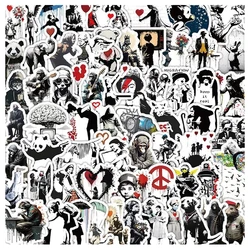 10/30/50/100pcs Banksy Street Art Graffiti Stickers Vintage Aesthetic Sticker DIY Phone Skateboard Notebook Cartoon Decals Decor