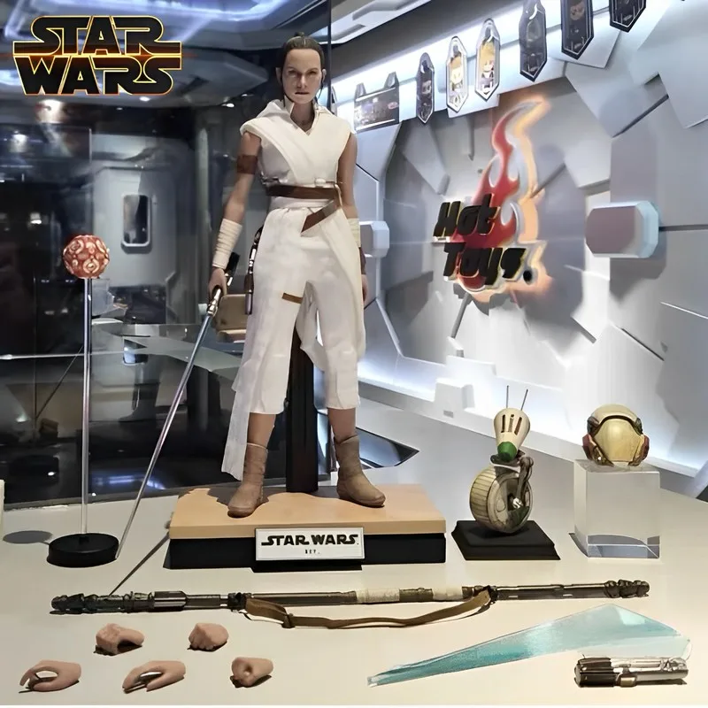 In Stock Original Genuine Hottoys Rey Do Mms559 1/6 Star Wars The Rise Of Skywalker Movie Characters Portrait Model Toys Gifts