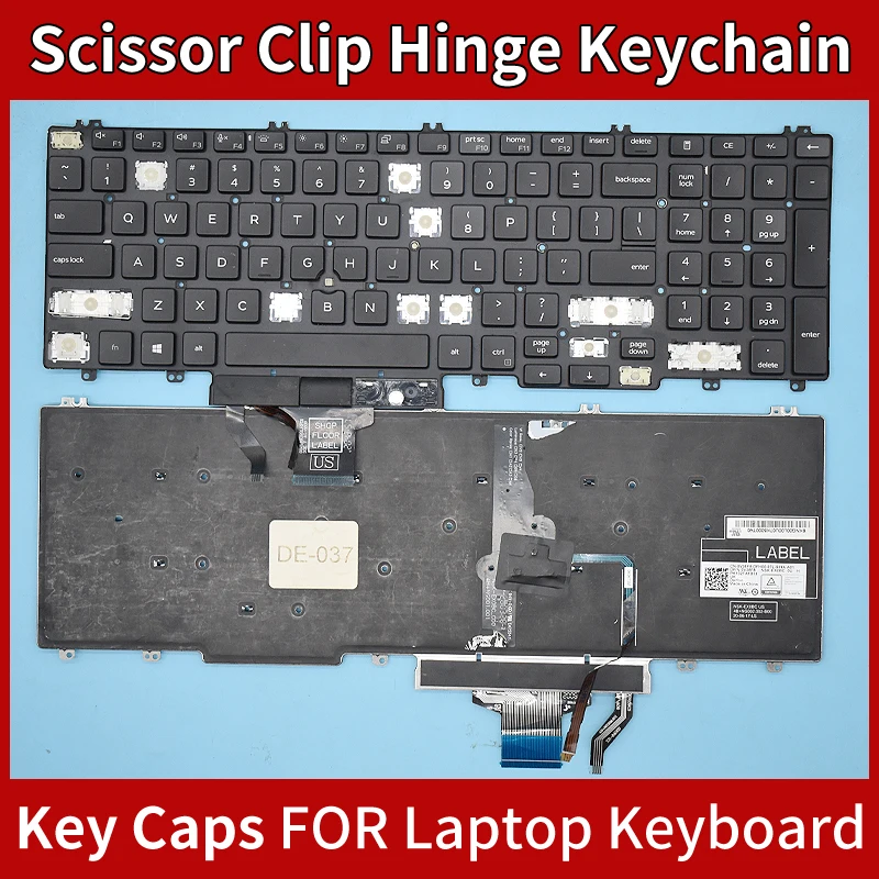 

Replacement Keycap Key Cap Scissor Clip Hinge For Dell Latitude 5500 5501 5510 5511 Precision 3500 3501 3540 3541 3550 3551