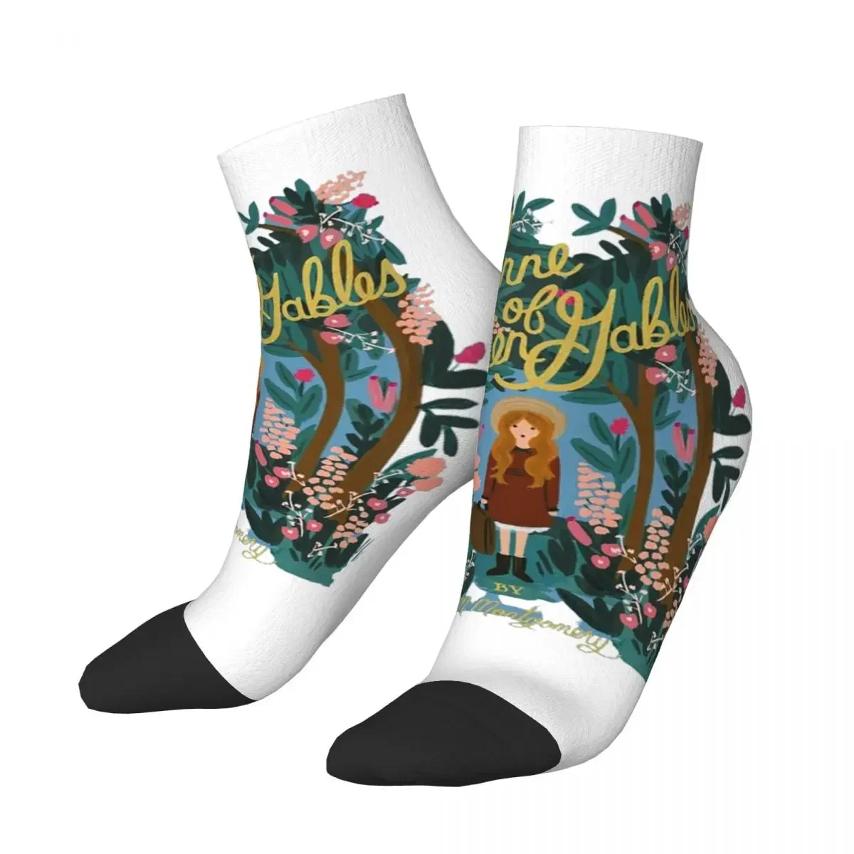 

Носки Anne Of Green Gables, чулки высокого качества в стиле Харадзюку, всесезонные носки, аксессуары для мужчин и женщин, подарок на день рождения