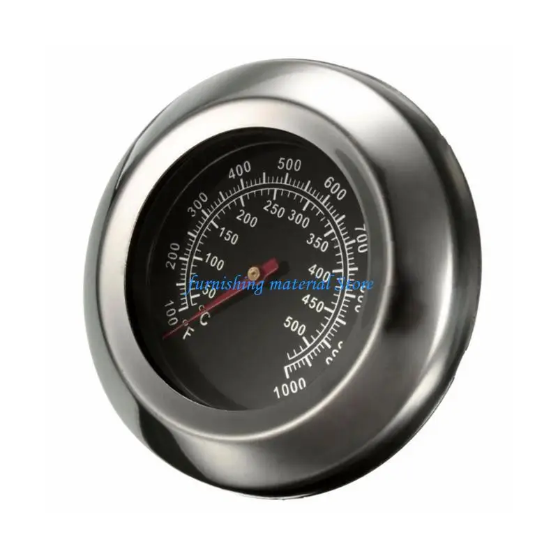 Y5GD 304 Termometer Oven Stainless untuk Oven Makanan Daging Panggang 100-500 ℃/100-1000 ℉ Monitor dapur dial besar