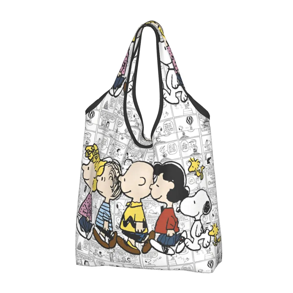 

Cute Dog Cartoon Shopper Bag Halloween Handbags Student Print Tote Bag Casual Cloth Work Beach Bag