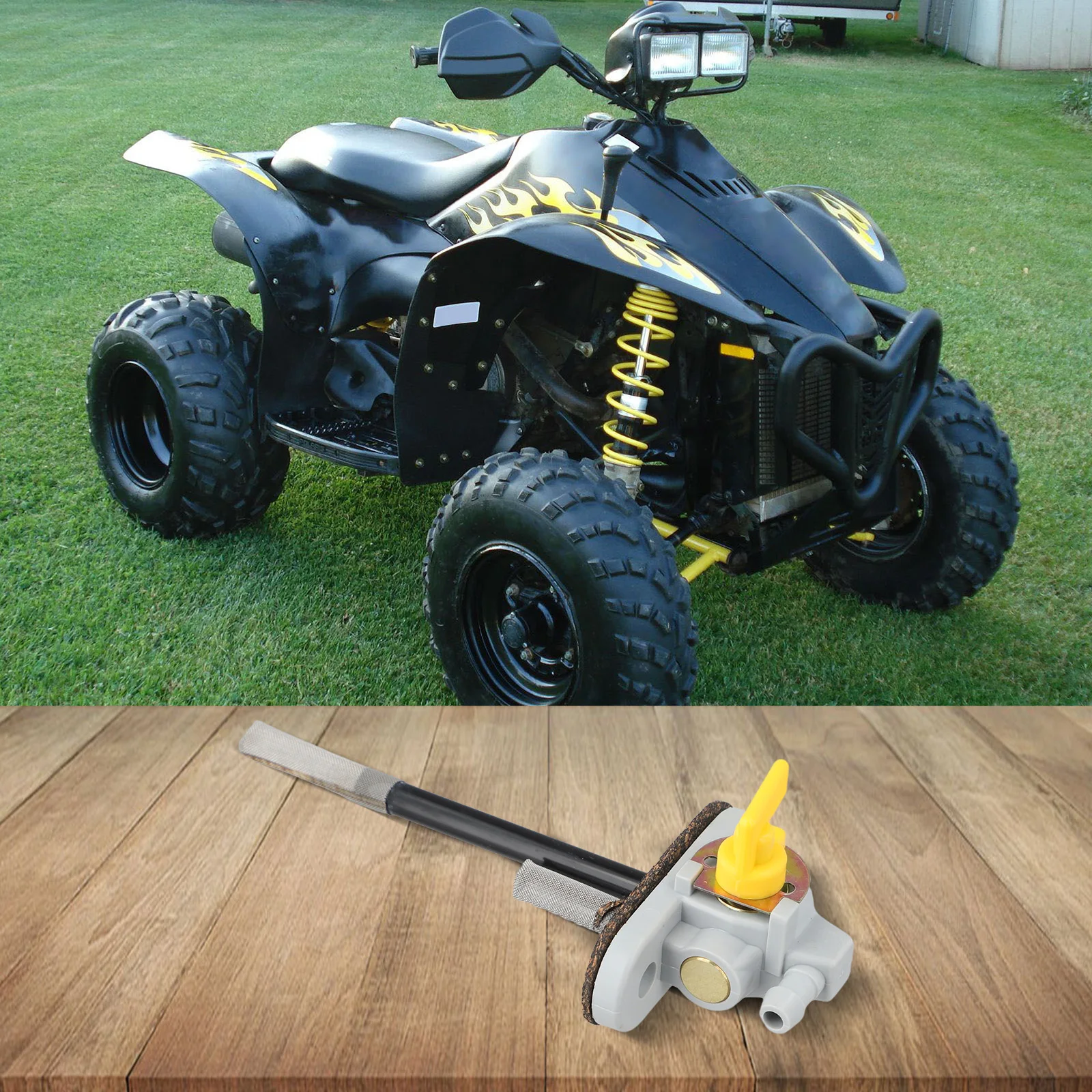 Fuel Valve Petcock for Polaris For Scrambler 500 1998 2001 Suitable for 500 Models and 425 with Easy Installation