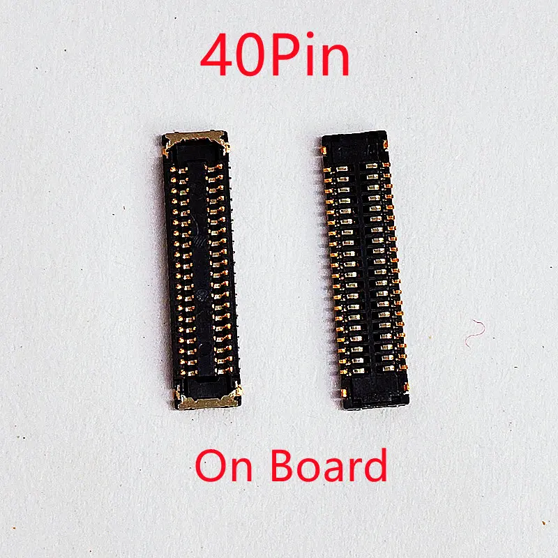 10Pcs LCD Display Screen Flex FPC Connector Jack 40Pin For Motorola Moto G7 Plus/G4/G7/G9 Play/G9 Power Plug On Board