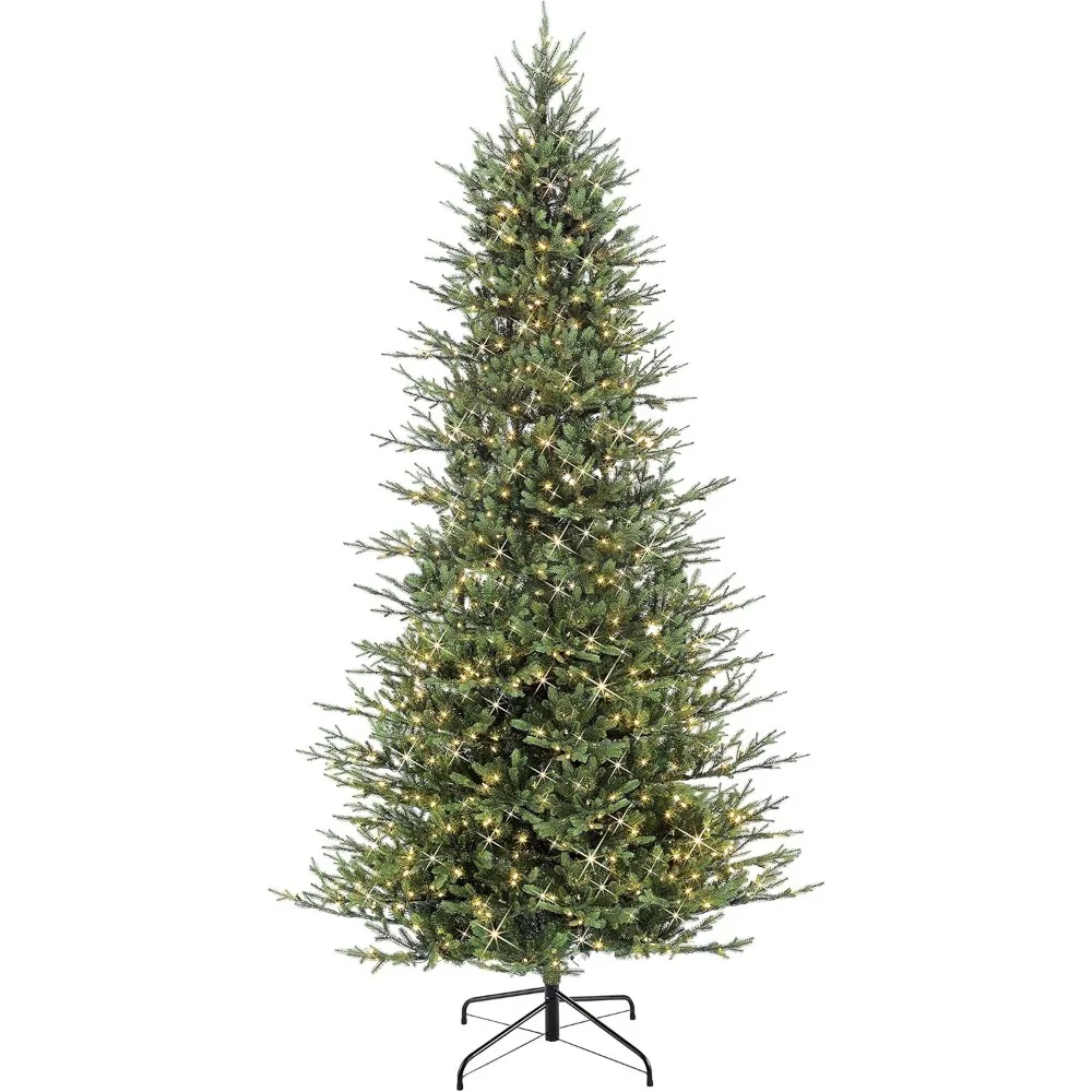 

9 Foot Pre-Lit Slim Balsam Fir Artificial Christmas Tree with 800 Clear Lights Christmas Trees