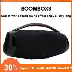 100W High-power Portable Bluetooth Speaker Outdoor Sports RGB/USB/TF Card Subwoofer 360 Surround Sound War Drum Speaker
