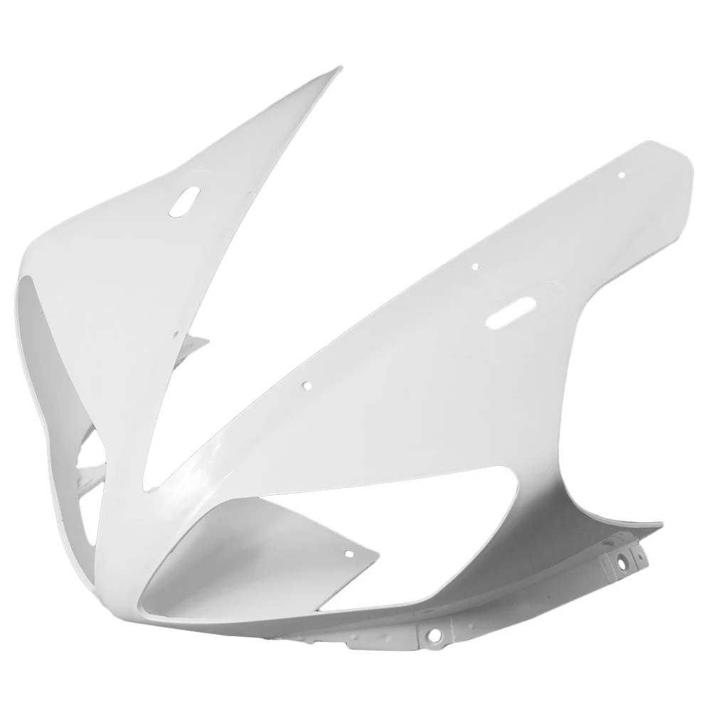 

YZF-R1 Motorcycle Front Upper Nose Fairing Cowl For Yamaha YZF R1 2002 2003 Unpainted White Injection Mold ABS Body Kit Parts