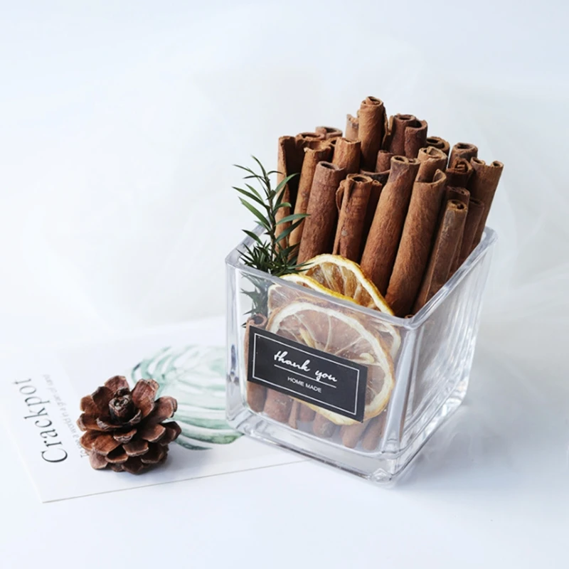 5 Pcs/Pack Natural Organic Cinnamon Sticks DIY Aromatherapy Supplies Real Plant for Living Room Bedroom Home Drop Shipping