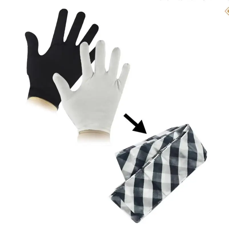

Glove Becomes Streamer Silk Stage Magic Tricks Props For Magician
