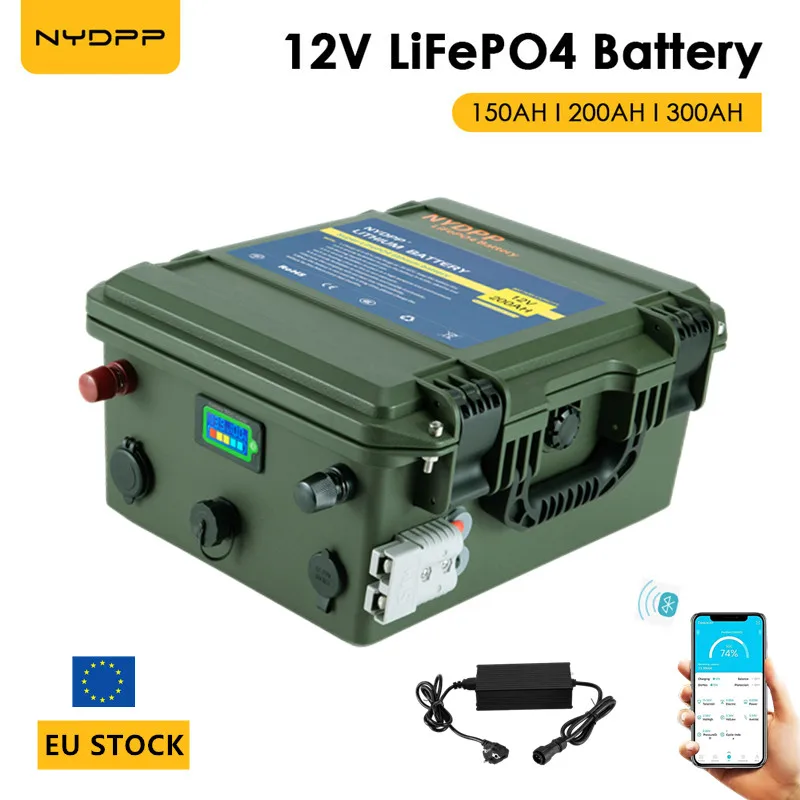 12V 150AH/200AH/300AH LiFePO4  Battery 12V lifepo4 150AH 200AH battery 12V Lithium iron phosphate