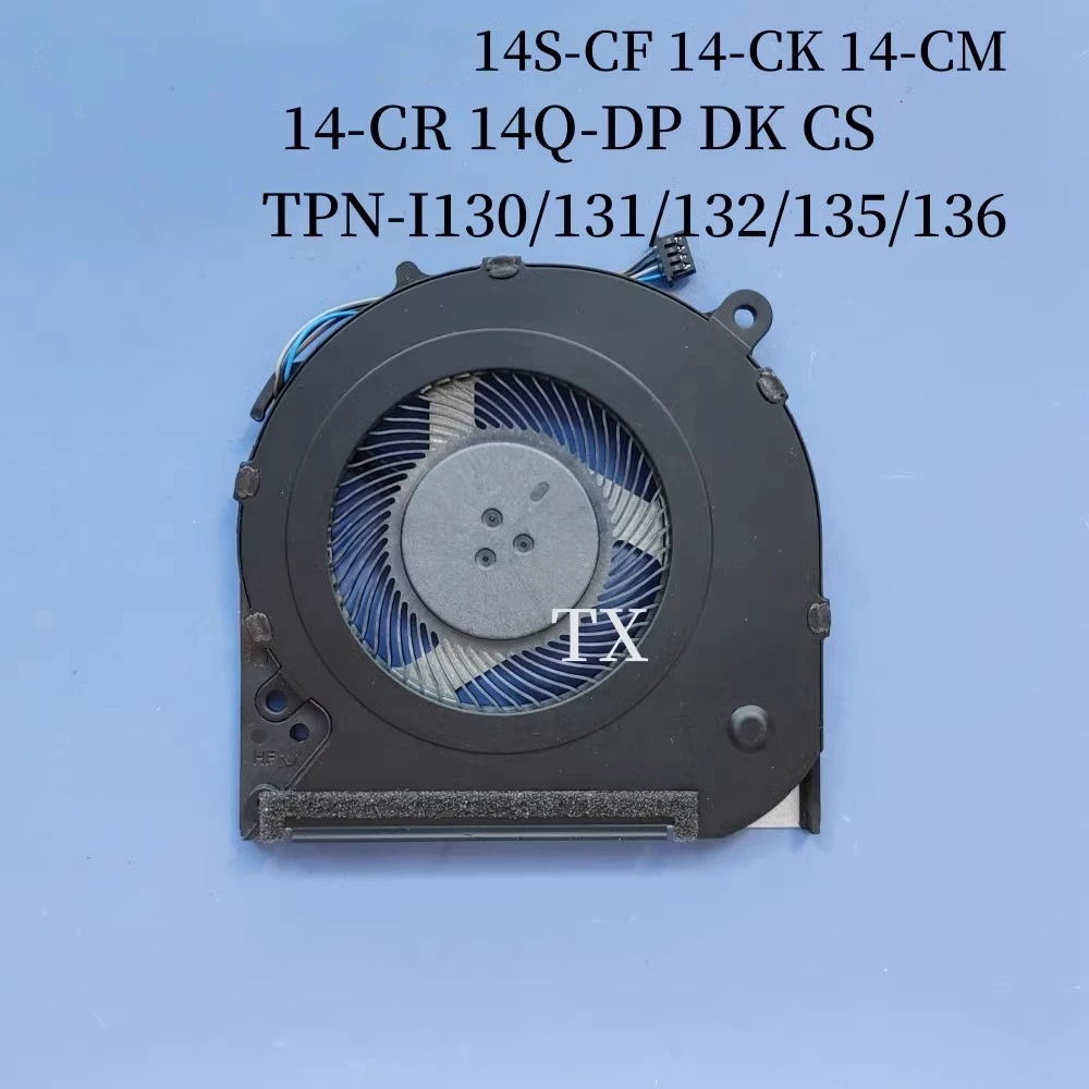 Free shipping, brand new for HP 14S-CF CK CM CR 14Q-DP DK CS TPN-I130/131/132 laptop fan
