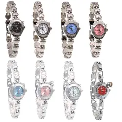 Wholesale Mixed Bulk Lots 8PCS Silver Lady Women Girl Watches Quartz Dress Sport Wristwatch Gifts Watches Mini watches