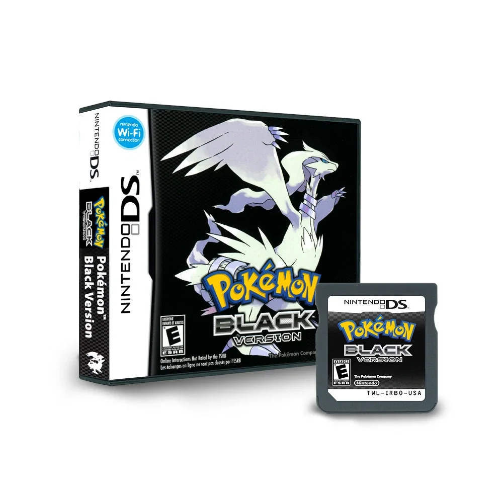 Pokemon Series NDS Game Cartridges Video Game Console Card Single Card Black Boxed Pokémon Soul Silver  US Version English Game