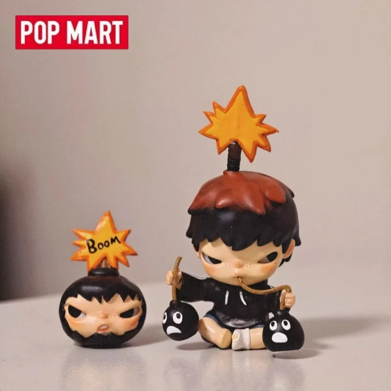 POP MART Hirono The Hundreds Series Figure Pendant Blind Box Toys Kawaii Anime Action Figure Surprise Mystery Box Dolls Gift