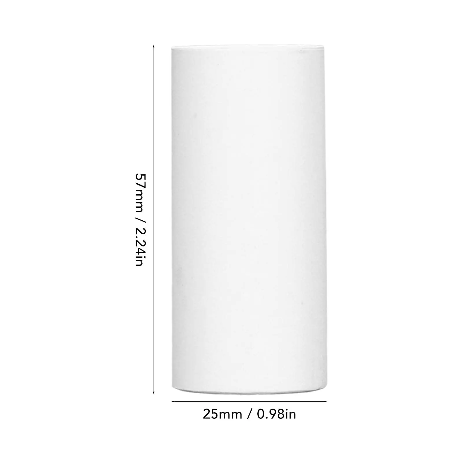10Pcs Mini Printer Paper, 57 x 25 mm Printable Paper Rolls Thermal Paper Rolls for Pocket Thermal Printer Receipt Thermal Printe