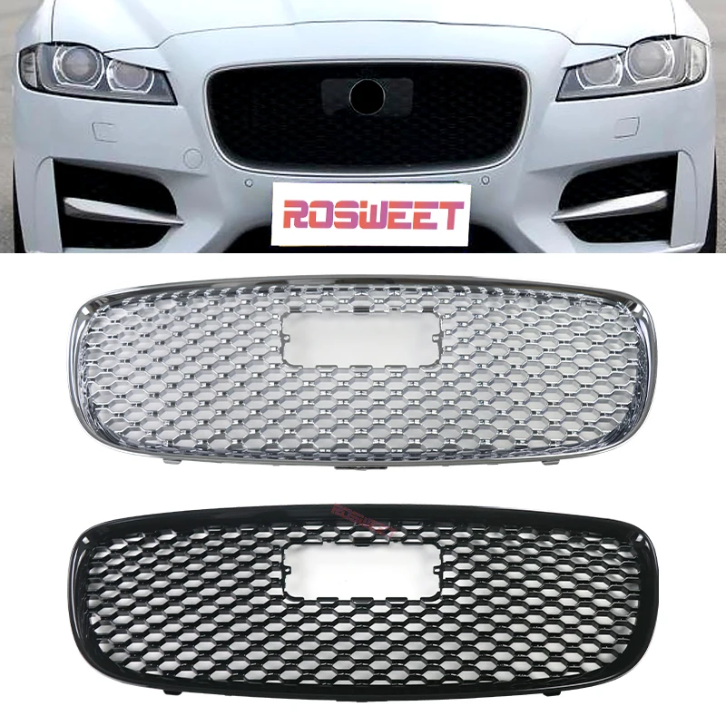 Applicable to Jaguar 2016XF Front Bumper Grille Center Panel Grille Square Hole Car Exterior Accessories