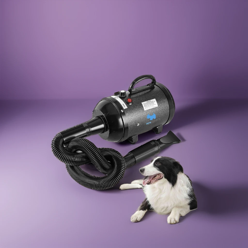 

Sustainable Fast Air Forced Dryer for Pet Hair Drying for Dog Grooming and Cat Care PP Material Charge Power Source