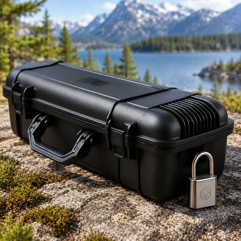 Durable Hard Shell Storage Case with Cushion Foam Insert, Waterproof Protective Box for Cameras and Tools, Available in 6 Sizes