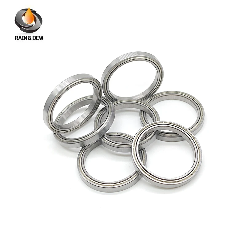 This 10pcs includes 6700-6707 series ABEC-7 thin-wall bearings, available in both rubber-shielded (2RS) and metal-shielded (ZZ)