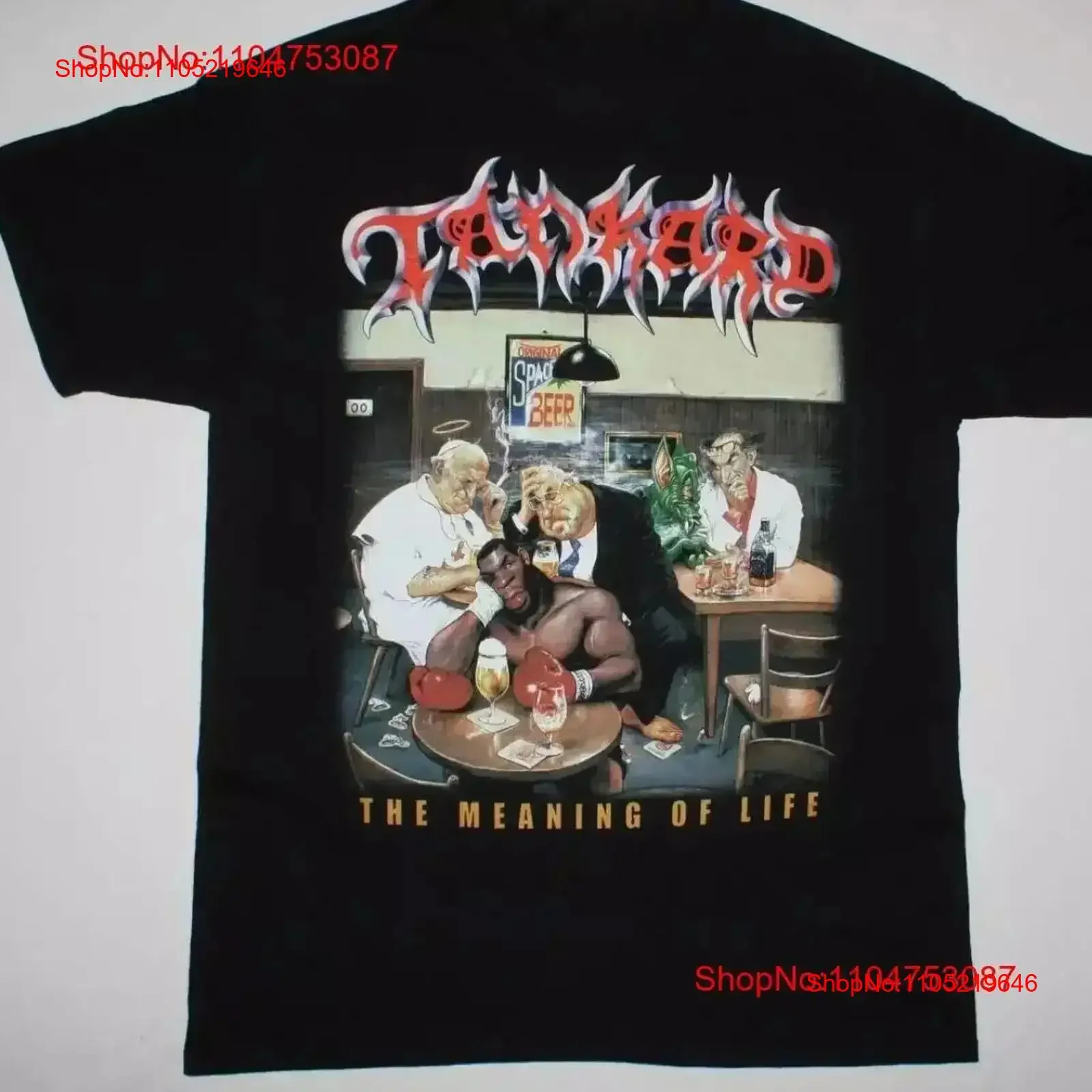 

TANKARD Band T Shirt For S 5XL vintage Washed Comfortable Versatile streetwear Soft homme Casual Breathable Stylish Slightly