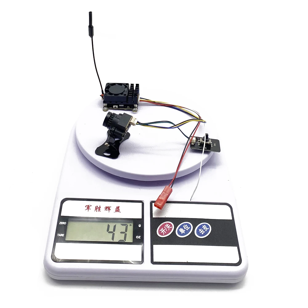 5.8G image Transmitter camera, 2W tower type 1200TVL camera, model airplane FPV, time crossing aircraft, fixed wing - Image 5