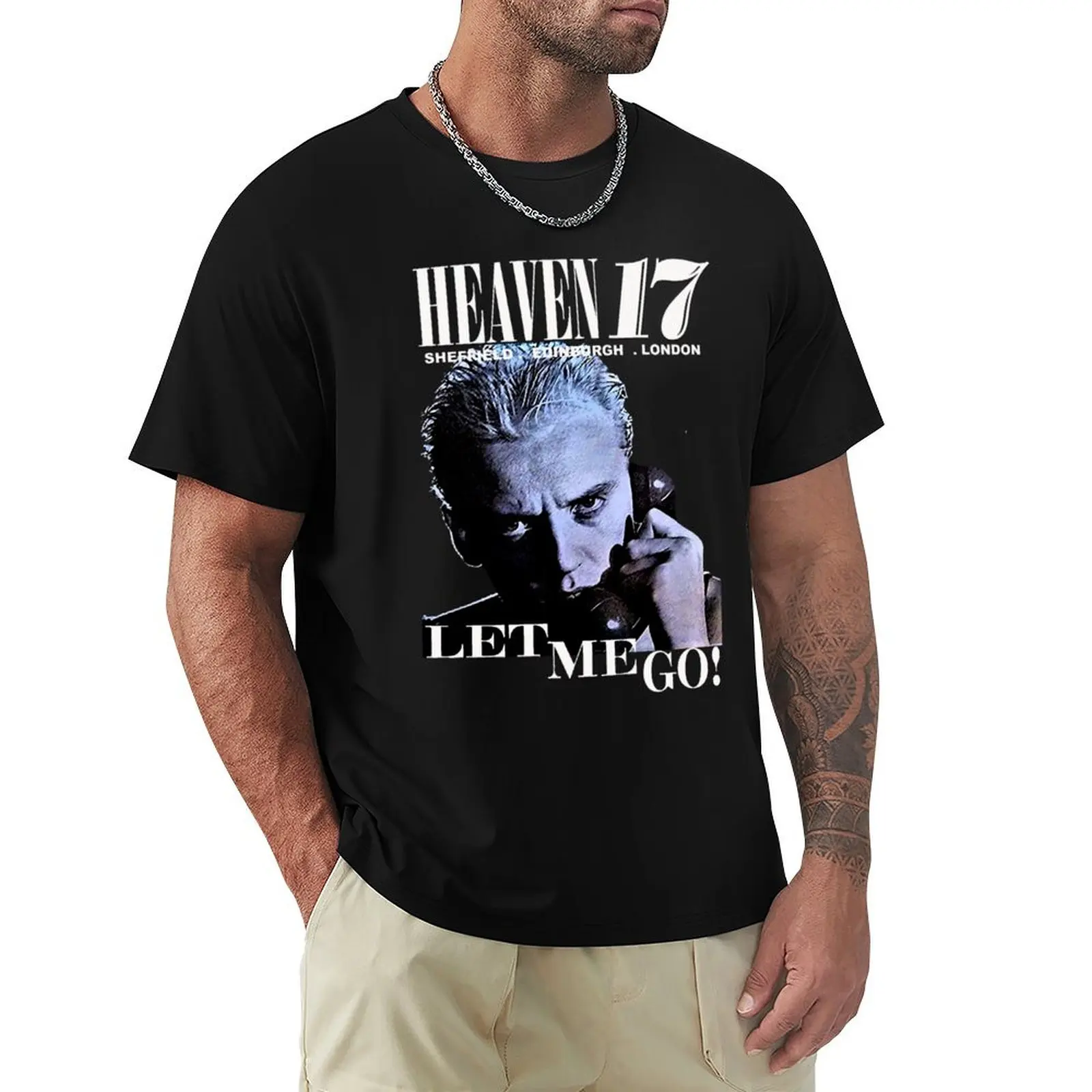 Heaven 17 - Let Me Go single vynil art - 80's Retro punk new wave band original art T-Shirt summer tops funny t shirts men