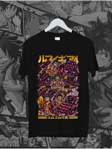 Camiseta de Anime Gear 4 Luffy