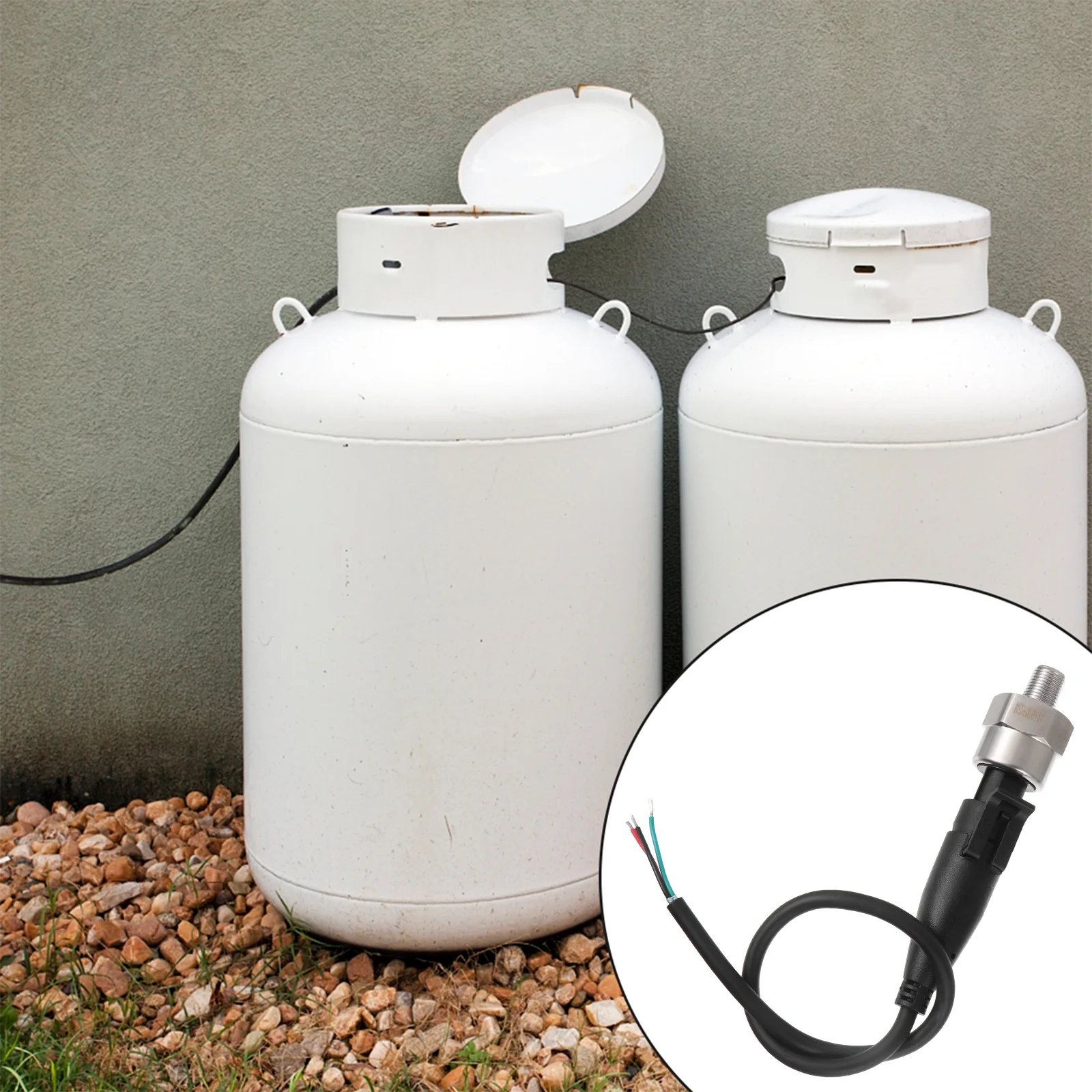 مرسل الضغط 1 8npt موضوع الفولاذ المقاوم للصدأ خطأ صغير استشعار الضغط لتطبيق خزان المياه الهواء والوقود الزيتي #5